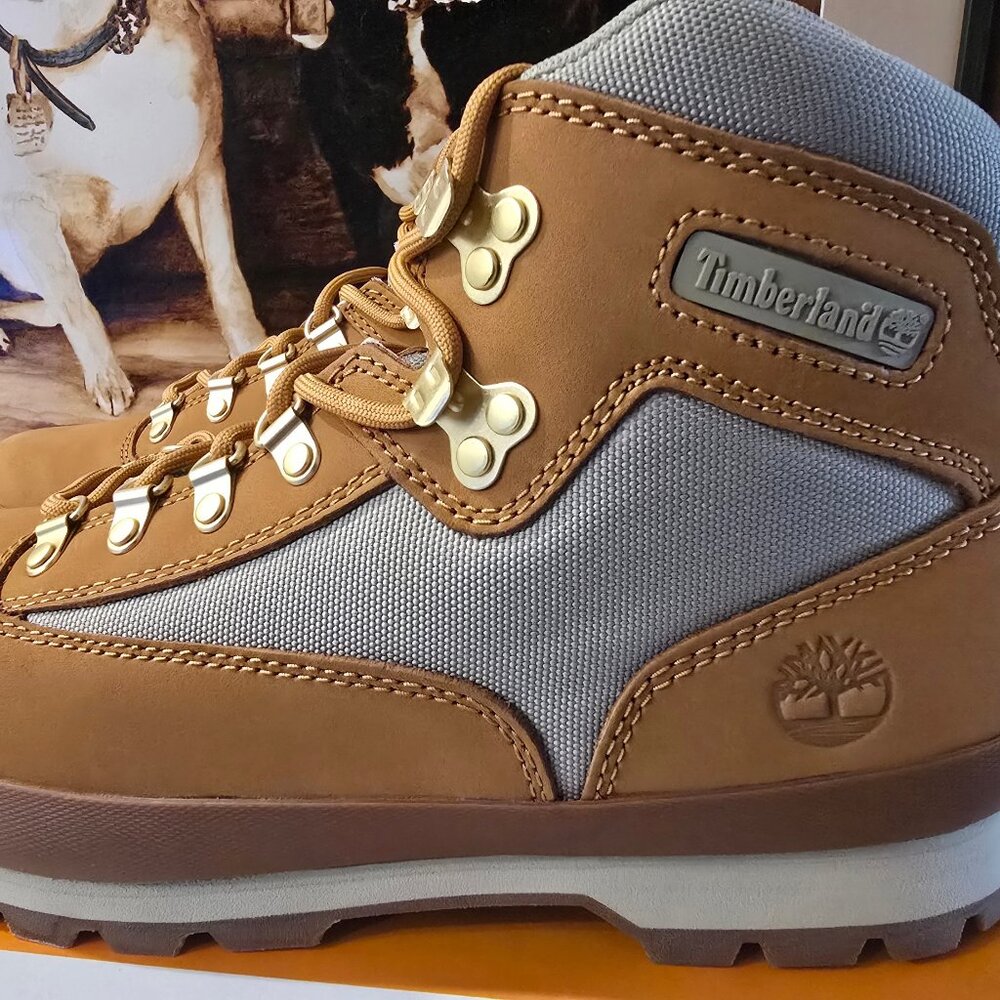 Timberland Euro Hiker Mid Lace Boot Wheat Nubuck (TB0A28GY 754) Men's Size 11 US